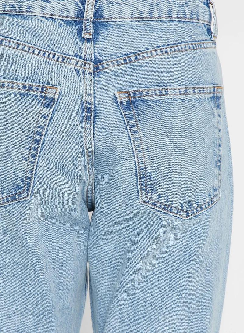 TOPSHOP High Waist Mom Jeans