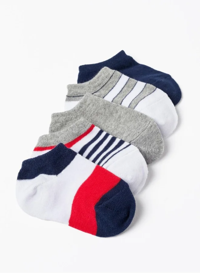 زيبي Zippy Pack Of 5 Pairs Of Socks For Baby Boys
