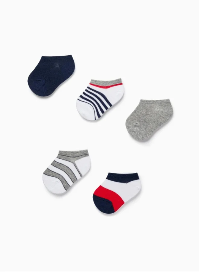 زيبي Zippy Pack Of 5 Pairs Of Socks For Baby Boys