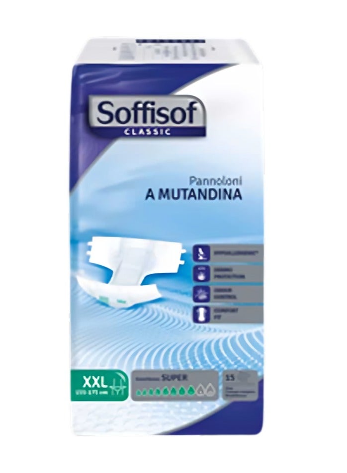 SOFFISOF Medical Diapers For The Elderly, Size XXL  - Image 1
