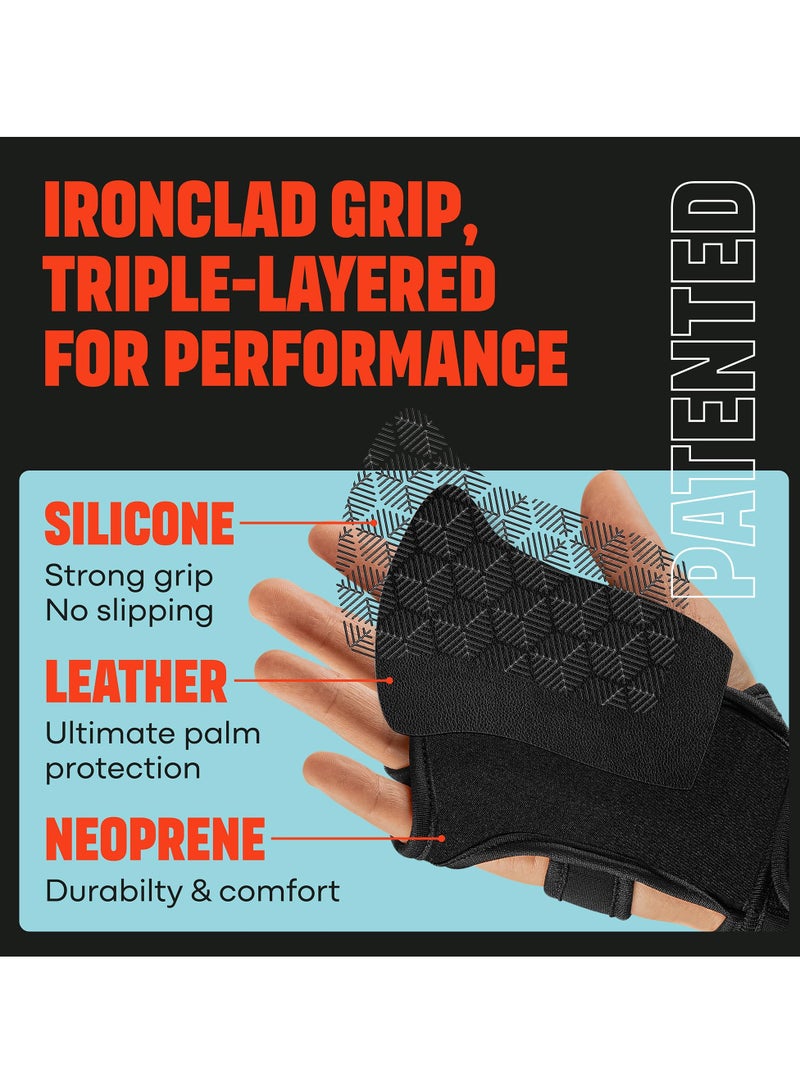 SOLARAE Sports Weight Lifting Gloves with Wrist Support - Workout Gym Gloves for Men & Women, Ideal for Cross Training, Pull Ups, Calisthenics, and Gym Exercises - Image 4