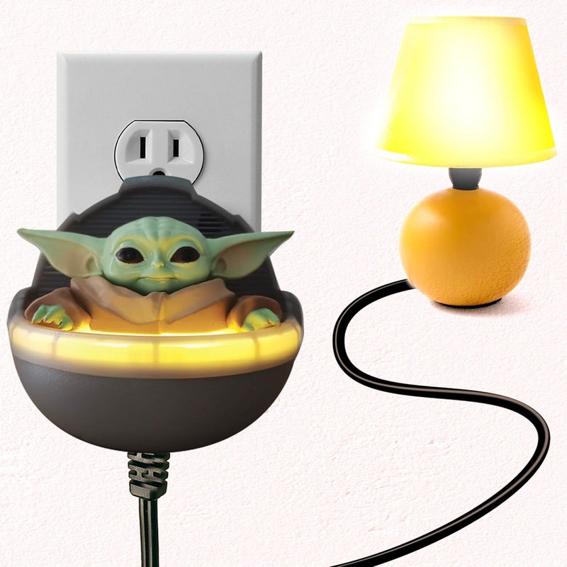 CLAPPER Star Wars - The Mandalorian - The Child aka Baby Yoda Talking Night Light by Joseph Enterprises, Wireless Sound Activated On/Off Light Switch, Clap Detection - Image 2