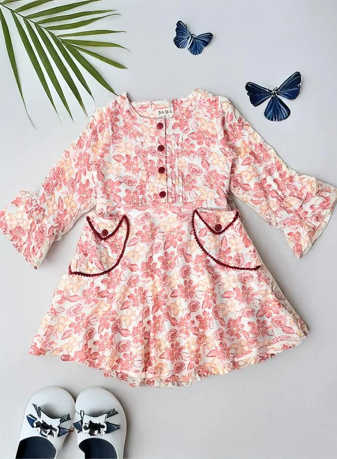 BELLA MODA Floral A-Line Dress