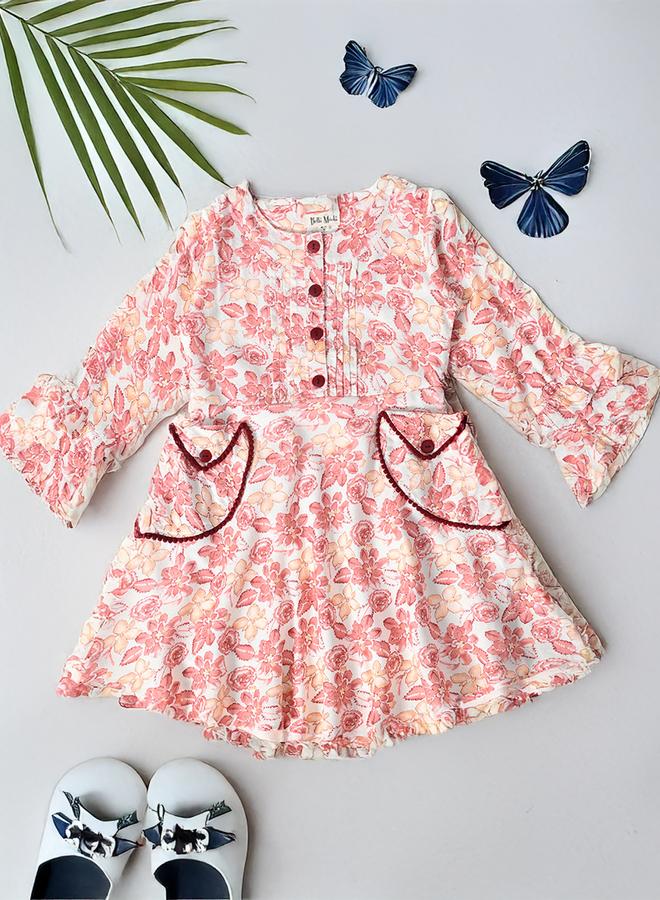 بيلا مودا فستان - مزين بالزهور - Image 1