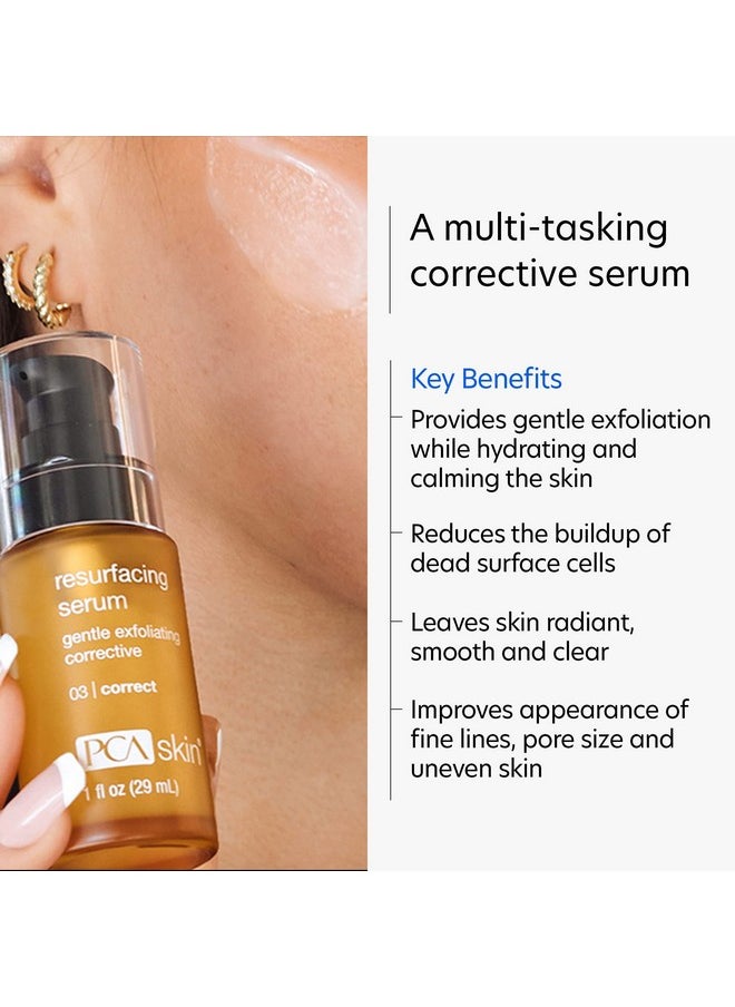 PCA SKIN Resurfacing Serum Gentle Exfoliating Facial Corrective With Lactic & Glycolic Acid For Bright Even Skin (1 Fl Oz)  - Image 3