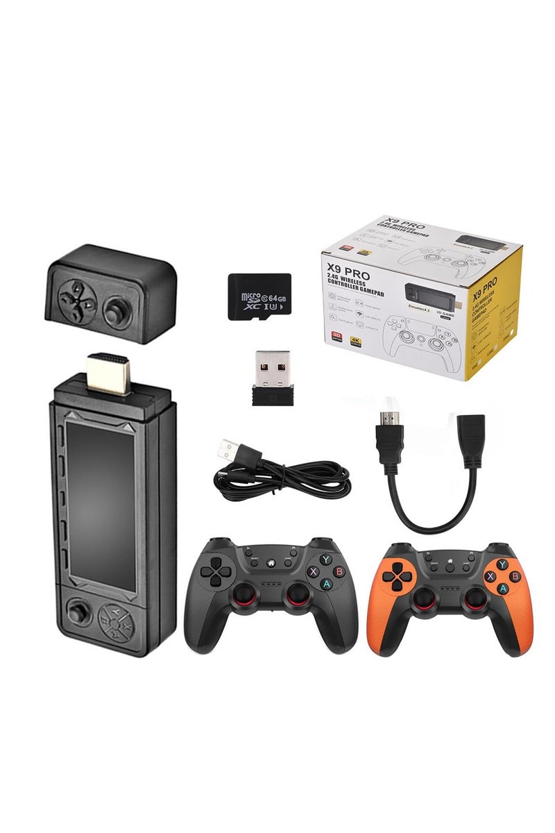 X9 Ultra 4K HD Arcade Home TV Mini Game Console Retro Game Emulator Console 2.4G Dual Wireless Controllers 128G - Image 4