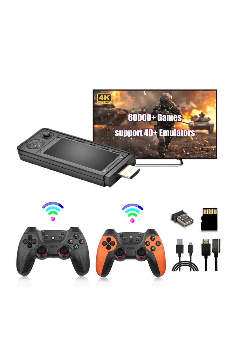 X9 Ultra 4K HD Arcade Home TV Mini Game Console Retro Game Emulator Console 2.4G Dual Wireless Controllers 128G - Image 1