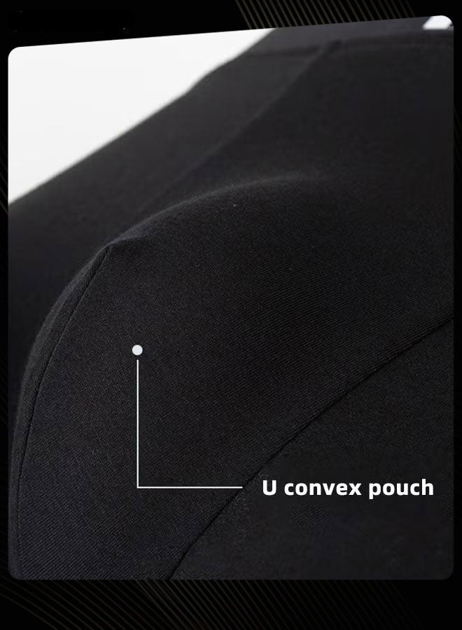Set of 3 Men's Cotton Modal Boxer Shorts Breathable Soft Medium Waist Teenager Underwear Summer High Stretch Seamless Briefs Multicolour