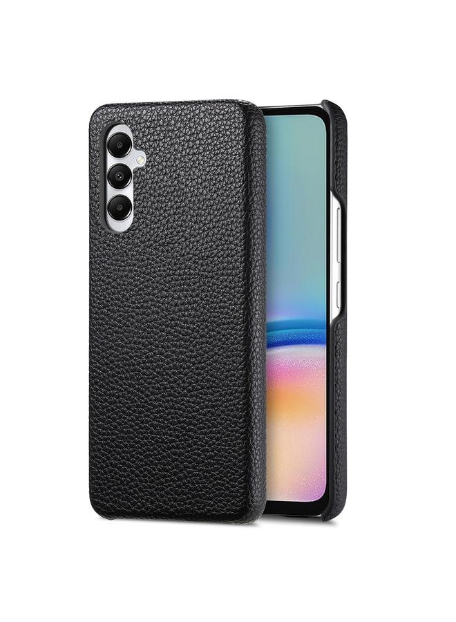 The Bros Case For Samsung Galaxy A05s Litchi Oil Edge Leather Back Phone Case