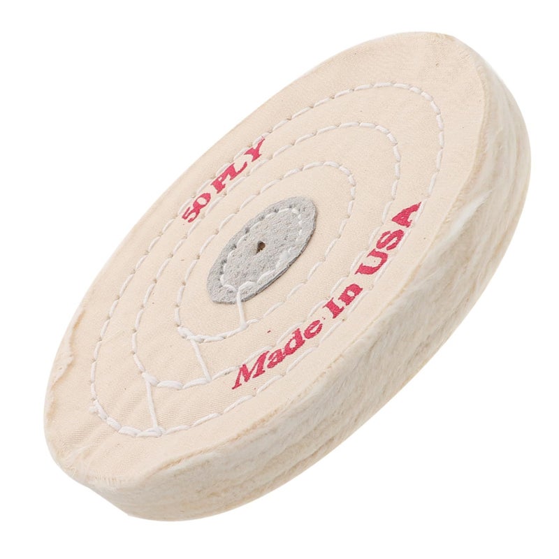 PRETZYOOM Fabric Buffing Wheel for Fine Metal Polishing and Grinding - Image 2