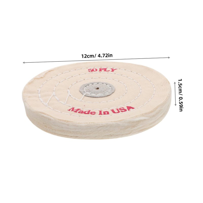 PRETZYOOM Fabric Buffing Wheel for Fine Metal Polishing and Grinding - Image 3