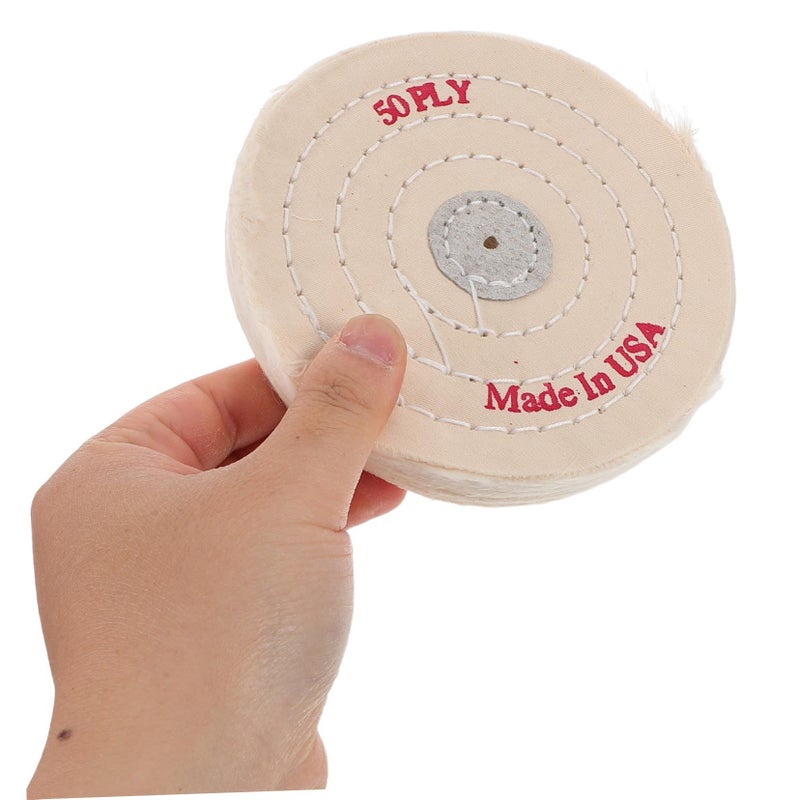 PRETZYOOM Fabric Buffing Wheel for Fine Metal Polishing and Grinding - Image 5