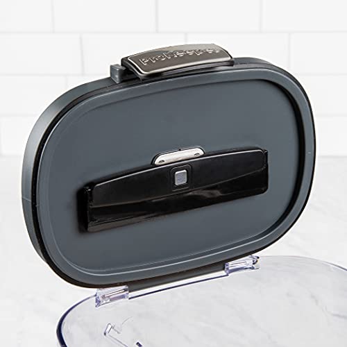 ProKeeper+ by Progressive International Clear Plastic Airtight Food Baker's Kitchen Storage Organization Container Canister Set with Magnetic Accessories (Flour 4-Quart) - Image 3