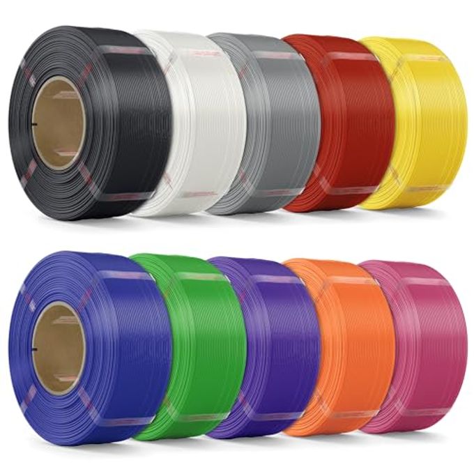 MarsWork Pla Filament 1.75Mm Pla 3D Printer Filament(Refill),1Kg Refill For Reusable Spools(2.2Lbs),Premium Quality 3D Printing Filament For Bambu Lab 3D Printers,Dark Yellow - Image 4