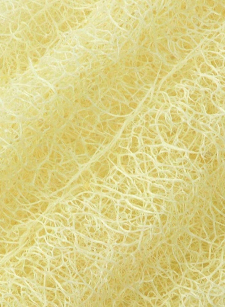 Natural Bath Sponge, Organic Exfoliating Loofah Creamy Beige Color 15" (30-40cm)  - Image 2