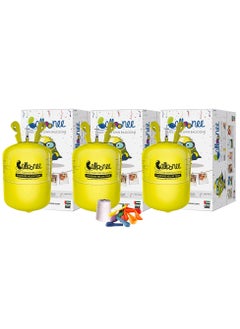 Balloonee Standard Disposable Helium Party Kit - Pack of 3, Helium Tank for Balloons At Home  - Image 1