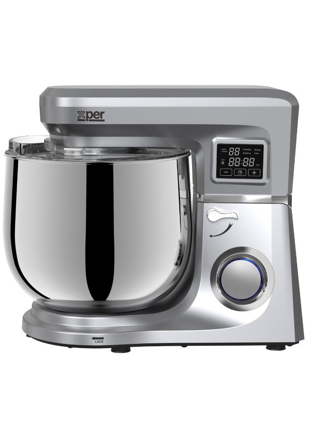 XPER - Xper Mixer 1100 Watts, 10 L., Touch Control, Timer, Silver, XPSM-1000-24 - Image 1