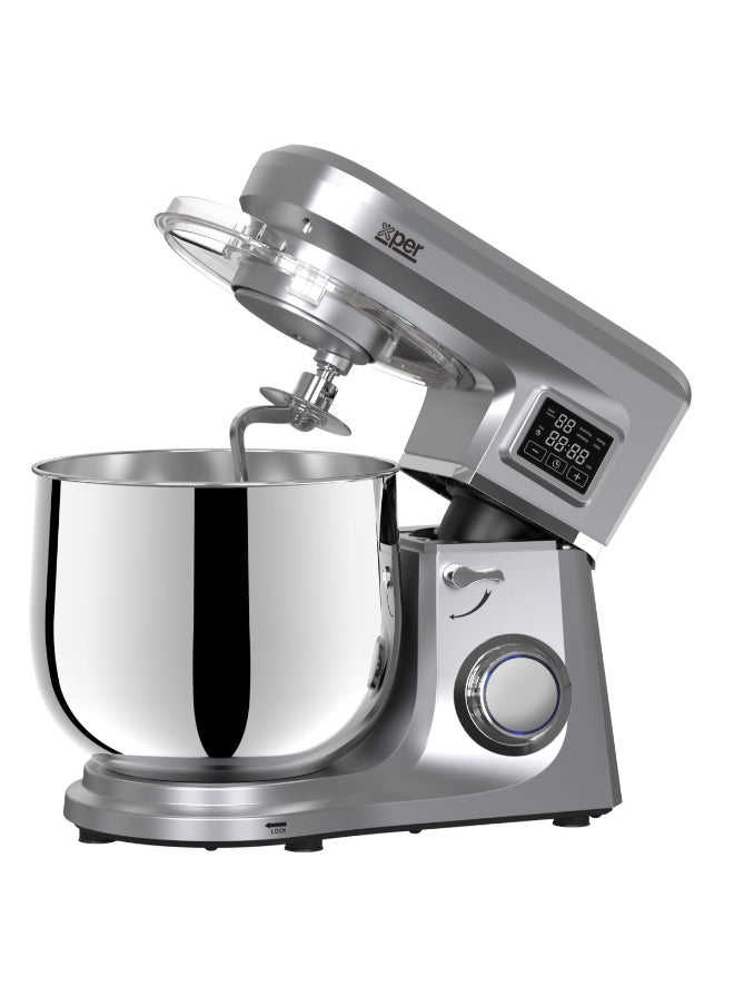 XPER - Xper Mixer 1100 Watts, 10 L., Touch Control, Timer, Silver, XPSM-1000-24 - Image 1