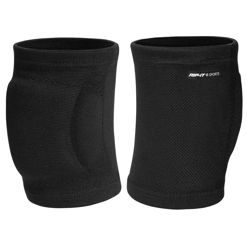 RIP-IT | Perfect Fit Volleyball Knee Pads | Black Small | Lightweight Women’s Sport Equipment - Image 1