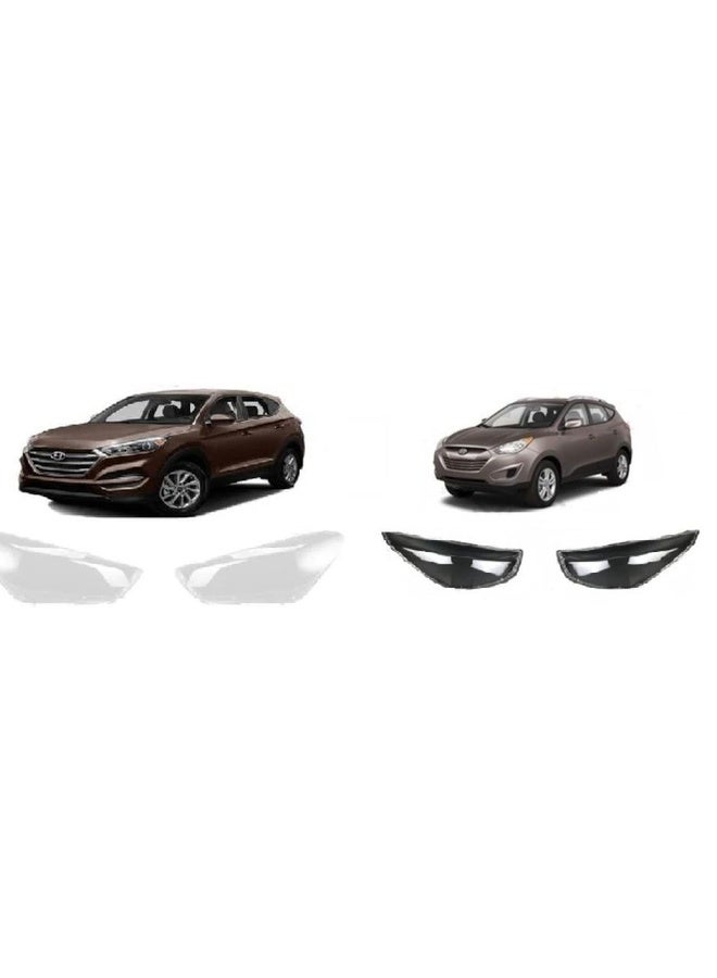 Headlight Cover for Hyundai Tucson 2012 2013 2014 2015 2016 2017 2018 - Image 1