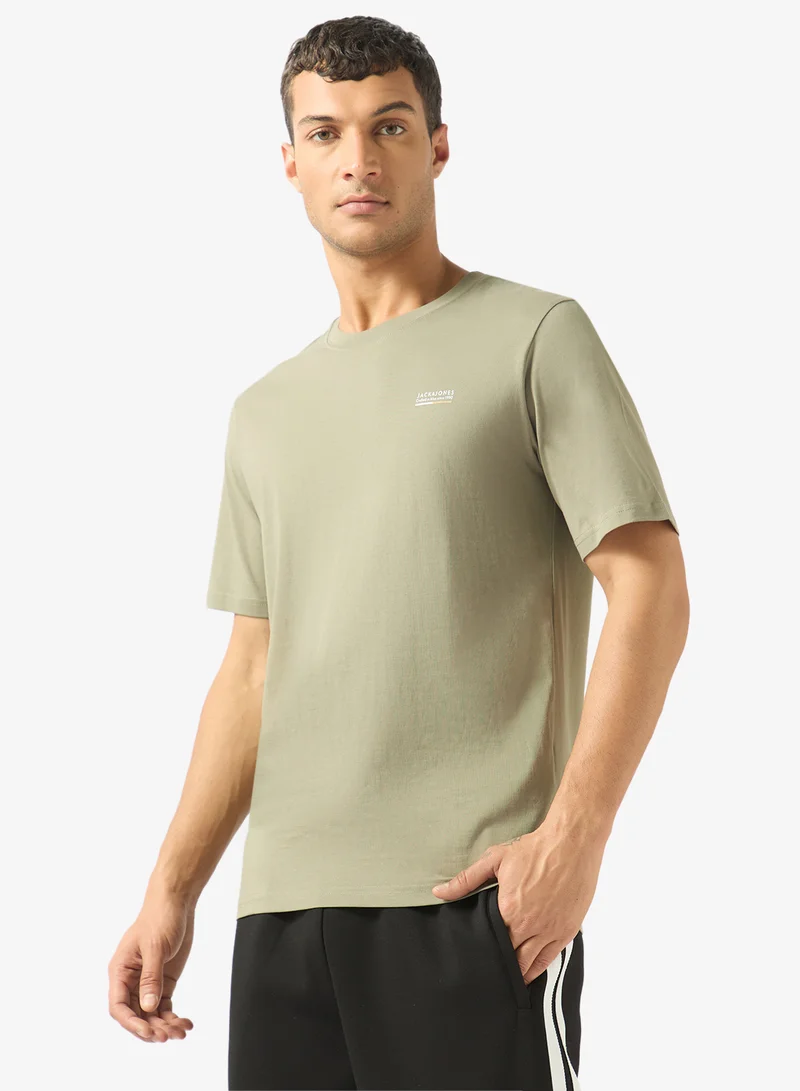 Casual Regular Fit Crew Neck T-Shirt