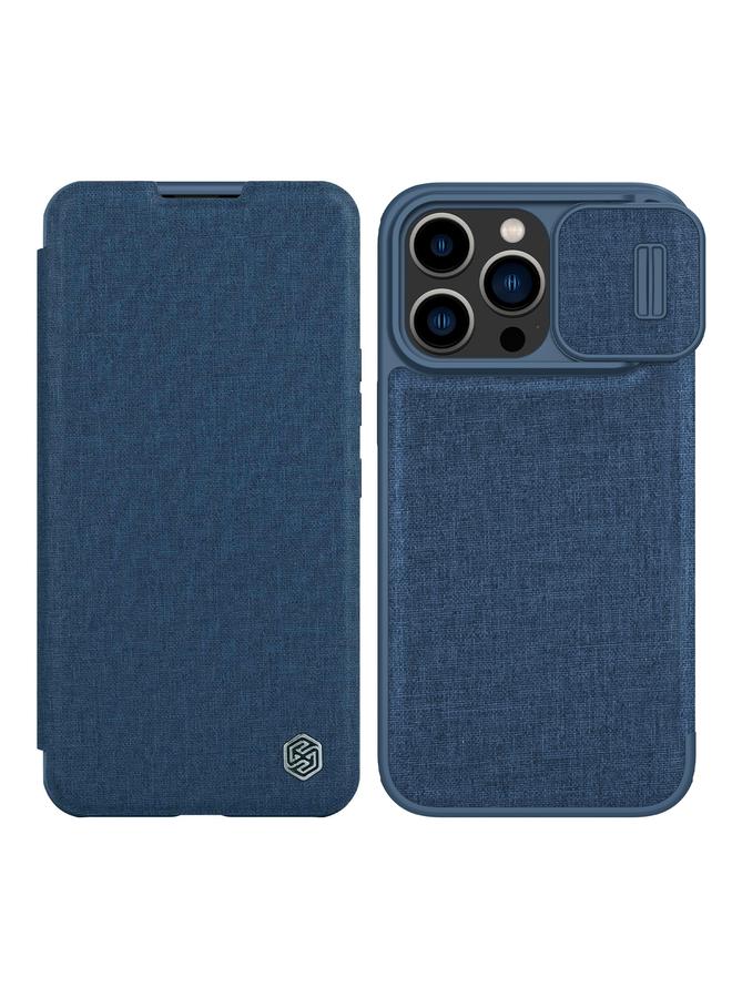 نيلكين جراب هاتف جلدي من سلسلة QIN Pro لهاتف iPhone 14 Pro Max - Image 1