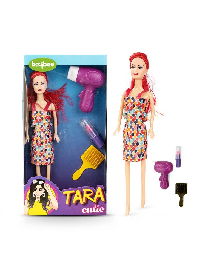 BAYBEE BAYBEE Stylish Fashion Doll Set for Girls Moveable Arms & Legs Doll Girl Toys with Cute Accessories Kids Dressup Dolls Playset Gift Toy for Girls 3+ Years (Pink)  - Image 1