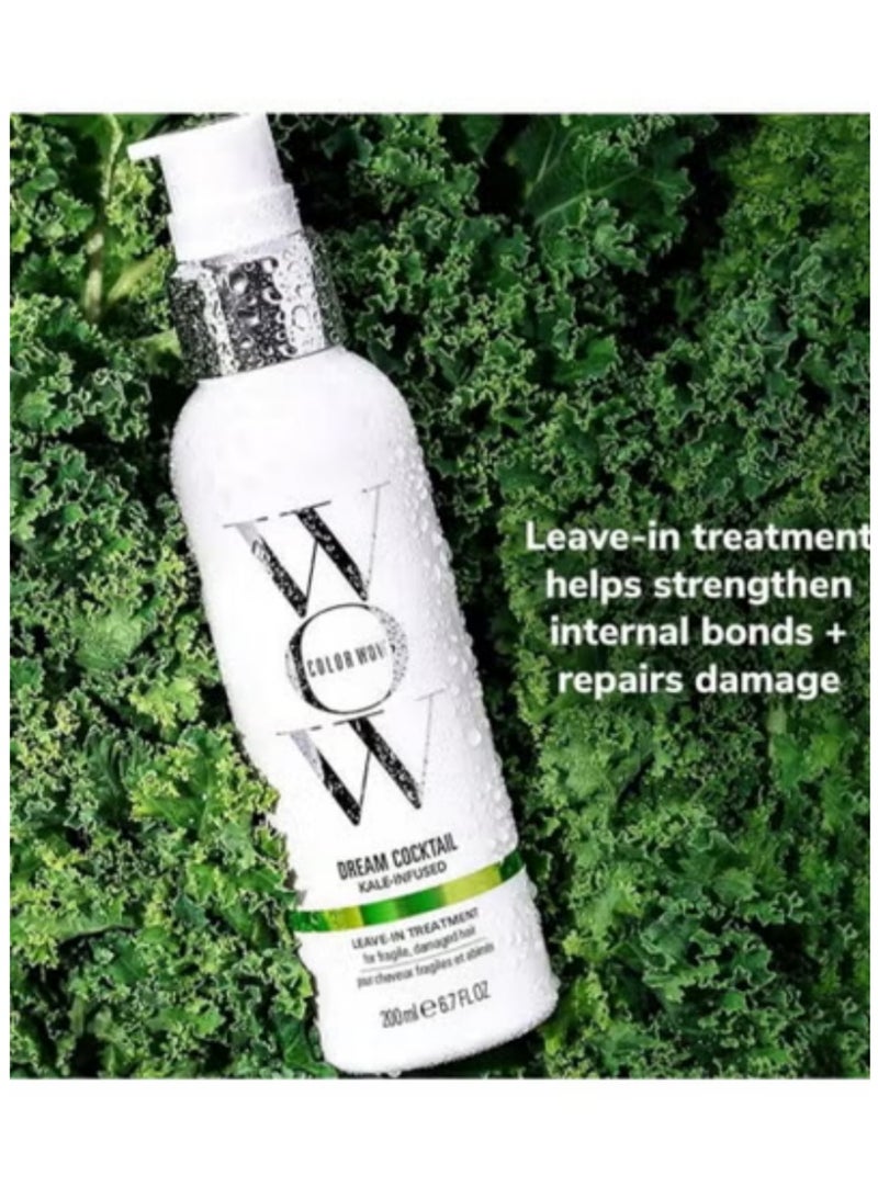 Color Wow Dream Cocktail Kale Treatment Fragile Hair 50 Percent Less Breakage Heat Protectant - Image 5