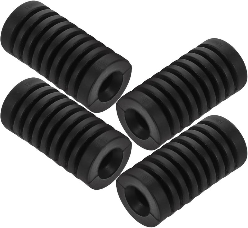 Motorcycle Gear Shift Pad Rubber Covers 4pcs Anti-Slip Shifter Protector for Dirt Bikes Off-Road Riding Shoes Protector - Image 1