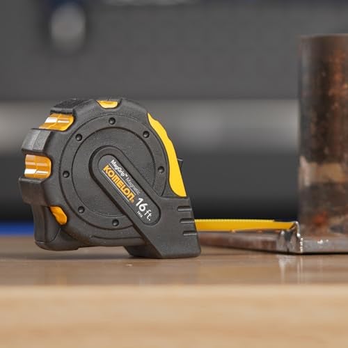 KOMELON Tape Measure - 16ft MagGrip Measuring Tape with Magnetic Hook & Impact Absorbing Rubber - 7416 - Image 5