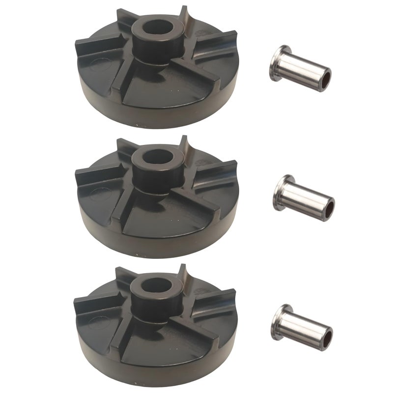 OCSParts OCS Parts Grindmaster Crathco Standard Impeller and Bearing Sleeve Combo Pack | Includes Three 3220 Bearing Sleeves and Three 3587 Standard Impellers - Image 1