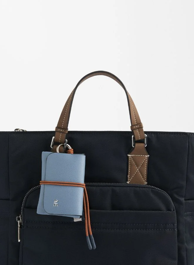 PARFOIS NYLON BACKPACK WITH PENDANT