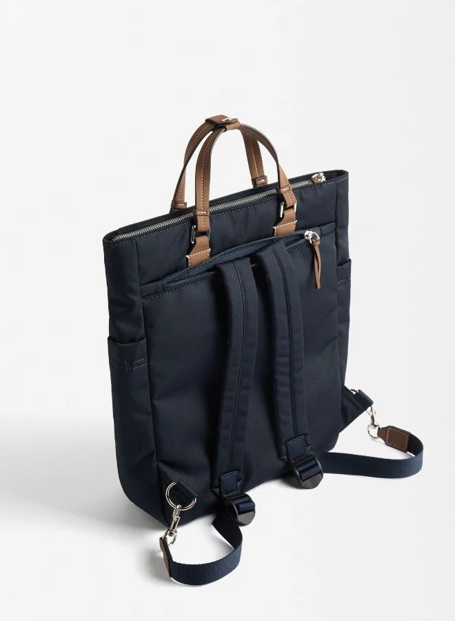 PARFOIS NYLON BACKPACK WITH PENDANT