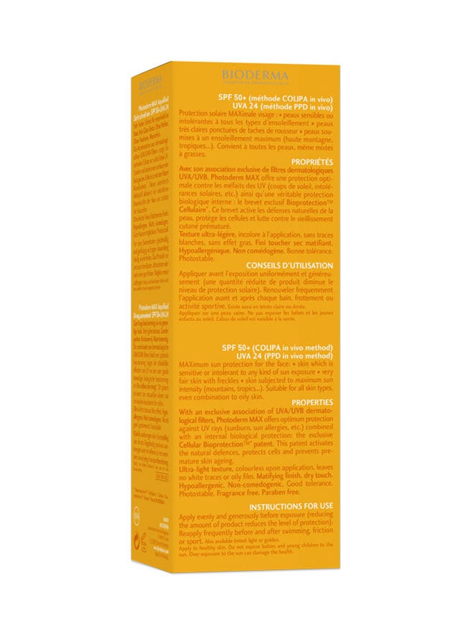 Bioderma Photoderm MAX Aquafluide Light SPF50+ For All Skin Types 40ml - Image 4