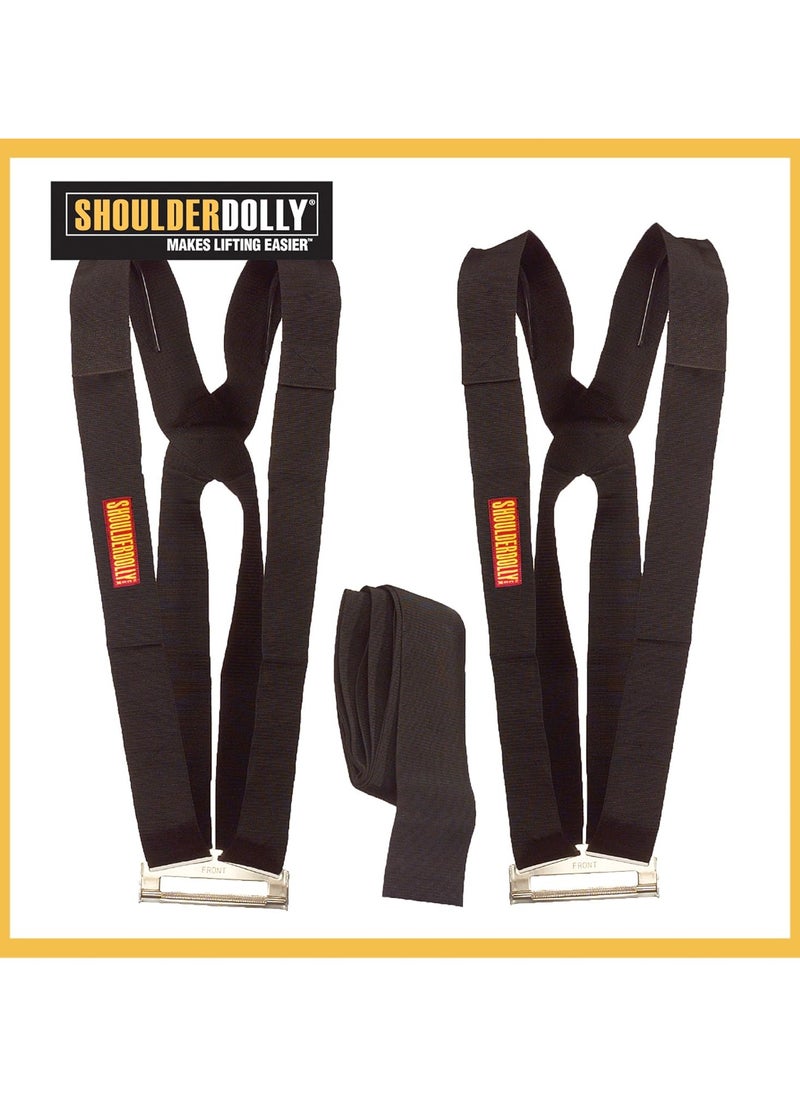 SHOULDER DOLLY - SHOULDERDOLLY 2-Person Lifting and Moving System, Easily Move, Lift, Carry, And Secure Furniture, Appliances, Heavy Objects. Straps and Harnesses for 2 Movers - Image 1
