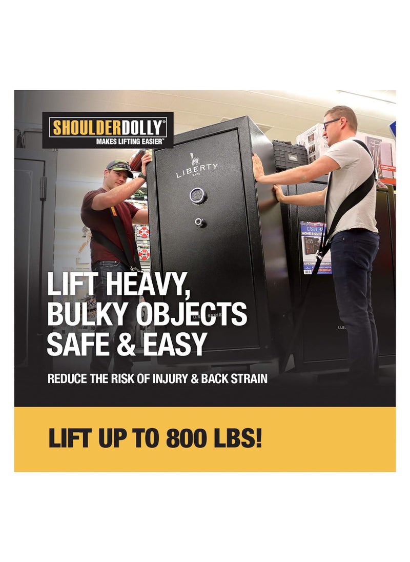 SHOULDER DOLLY - SHOULDERDOLLY 2-Person Lifting and Moving System, Easily Move, Lift, Carry, And Secure Furniture, Appliances, Heavy Objects. Straps and Harnesses for 2 Movers - Image 1