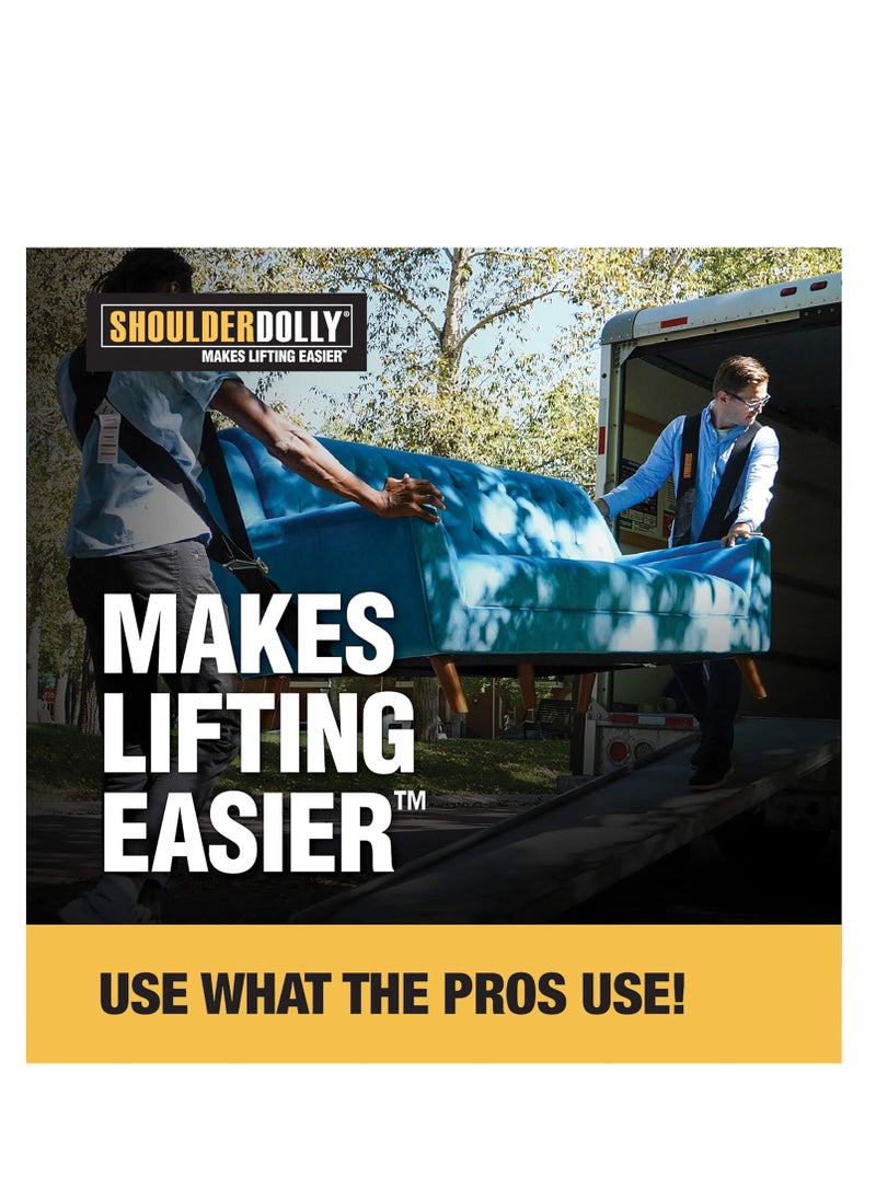 SHOULDER DOLLY - SHOULDERDOLLY 2-Person Lifting and Moving System, Easily Move, Lift, Carry, And Secure Furniture, Appliances, Heavy Objects. Straps and Harnesses for 2 Movers - Image 1