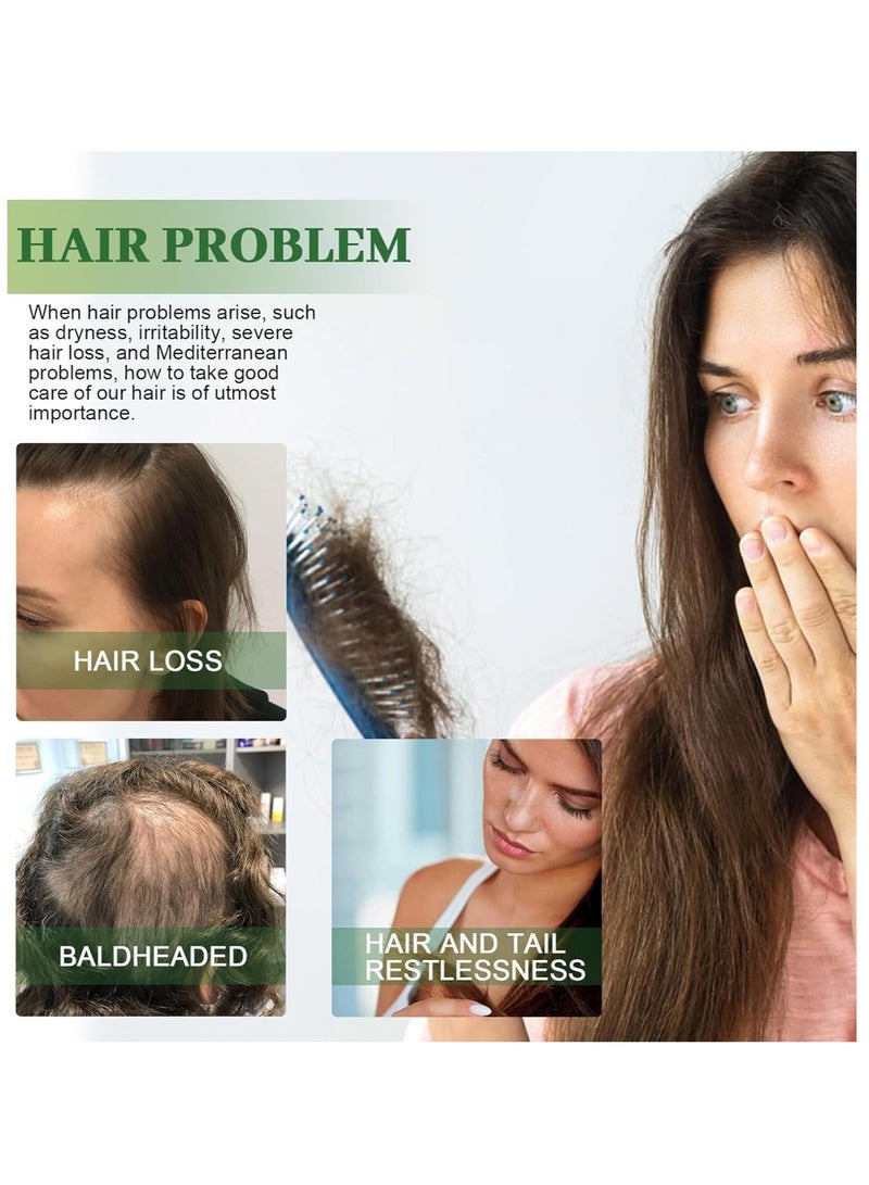 EELHOE Rosemary Hair Growth Set Infused With Biotin and Encourages Hair Growth, Hair Care Ki, Rosemary Oil Spray,Hair Serum Roller, Promotes Thicker, Fuller Hair, for Men and Women - Image 3