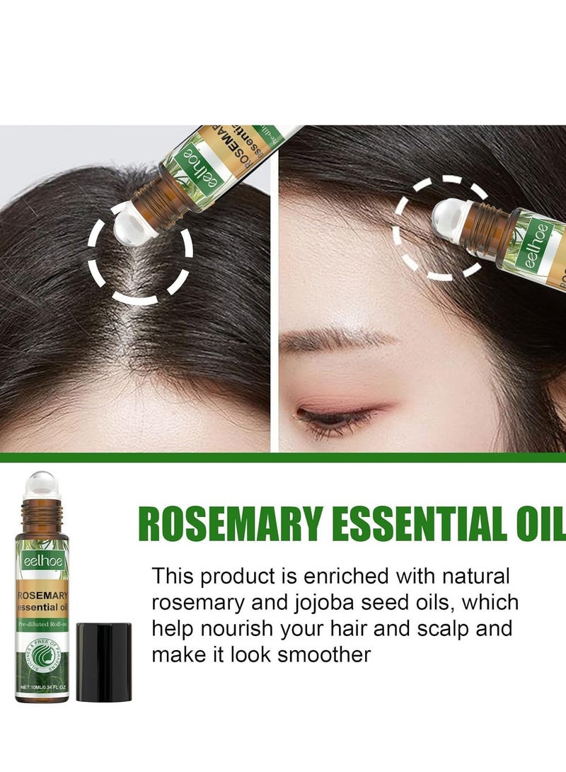 EELHOE Rosemary Hair Growth Set Infused With Biotin and Encourages Hair Growth, Hair Care Ki, Rosemary Oil Spray,Hair Serum Roller, Promotes Thicker, Fuller Hair, for Men and Women - Image 5