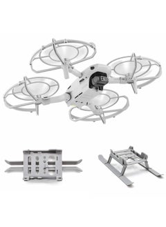 KASTWAVE Propeller Guards and Foldable Landing Gear Extension Legs for DJI Mavic Mini 2 / SE, Drone Accessories Compatible with DJI Mini 2, for DJI Mini SE, for Mavic Mini Drone Cover Accessories  - Image 1