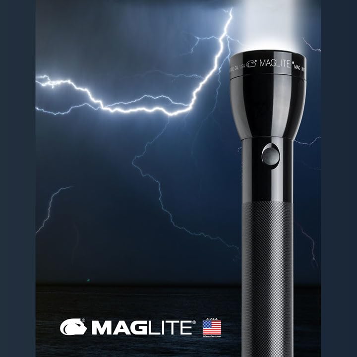 MagLite - ST33096L Maglite ML300L LED 3-Cell D Flashlight, Gray - Image 1
