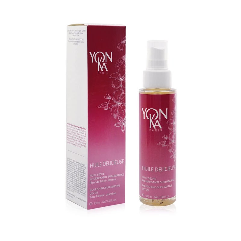 Yonka Huile Delicieuse | Nourishing Dry Body Oil | Moisturize Skin and Body | Lightweight Oil with Baoab and Sesame for Hair | for Legs and Body | 3.38 fl oz - Image 2