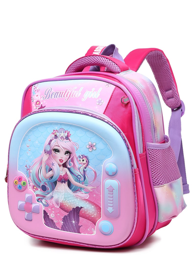 Stargold Baby Backpack 3Pcs Combo For Baby Girl With Adjustable Strap For School 12 Inch - Image 2