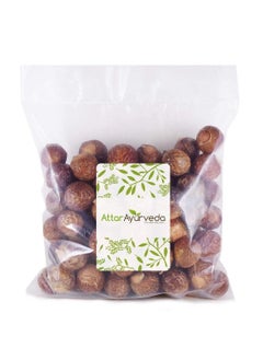 ATTAR AYURVEDA Dried Reetha Nuts Whole Soapnuts For Hair 100% Natural Raw Form 250gm  - Image 1