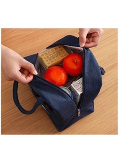 MahMir Lunch bag,Lunch box bag with Insulated Material for Women, Man, Office, School, College , Beach, Picnic, Fishing, Hiking Travel, Cooler Tote Bag ( Purple )  - Image 3