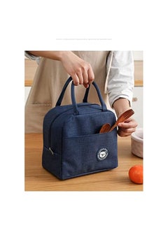 MahMir Lunch bag,Lunch box bag with Insulated Material for Women, Man, Office, School, College , Beach, Picnic, Fishing, Hiking Travel, Cooler Tote Bag ( Purple )  - Image 4