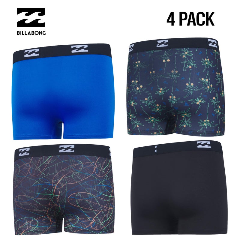 Billabong Boys Underwear 4 Pack Boxer Briefs for Boys 6-18 Durable Stretch Breathable Moisture Wicking - Image 2