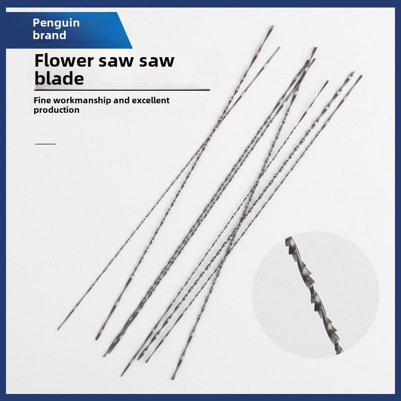 Fish brand curved saw mini U-shaped saw bow small hand saw woodworking pull saw wire saw DIY model saw(ASB 500) - Image 4