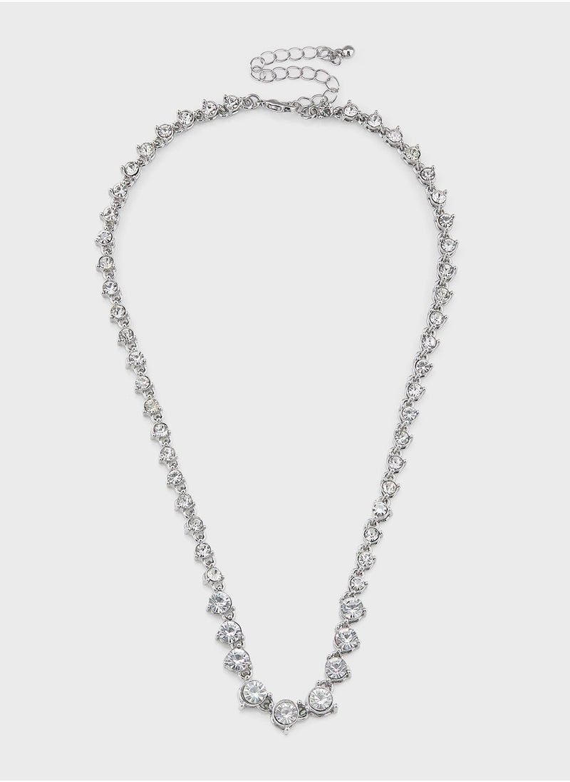 Ella Limited Edition - Diamante Necklace & Earring Set - Image 1