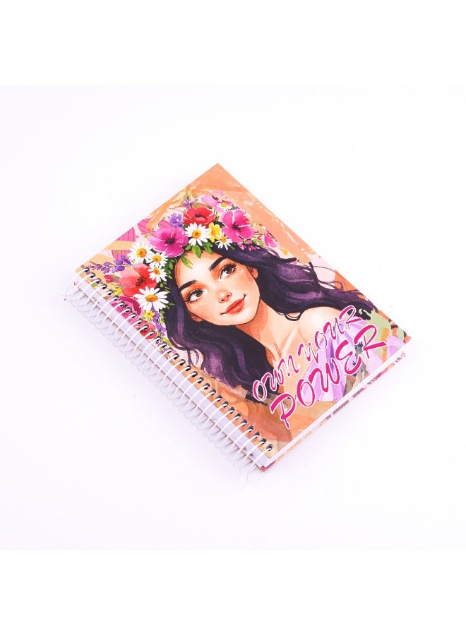 Borg El Arab Printed A5 Sketchbook Wirebound 100 Sheets  - Image 1